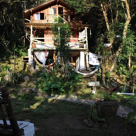 Cabana Magica Praia E Floresta, Vale Da Utopia, Pinheira Villa Guarda do Embaú Exteriör bild