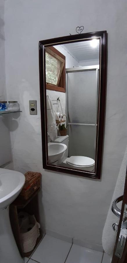 Cabana Magica Praia E Floresta, Vale Da Utopia, Pinheira Villa Guarda do Embaú Exteriör bild